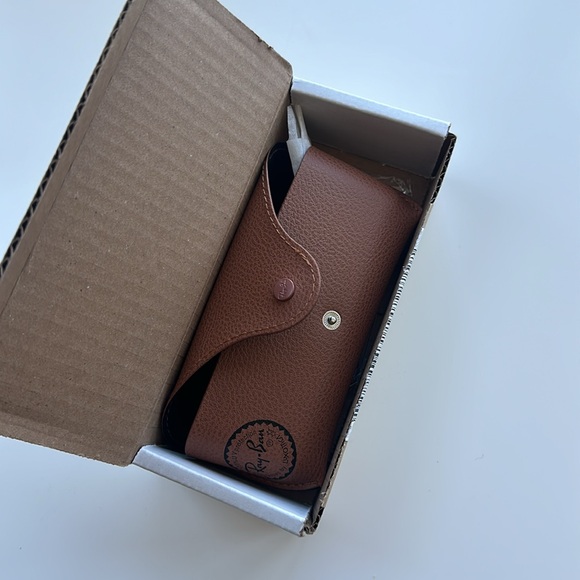 Ray-Ban Aviator Metal Ii 3689 Sunglasses - 9148BF Black Clear/blue Light Filter - Picture 8 of 8